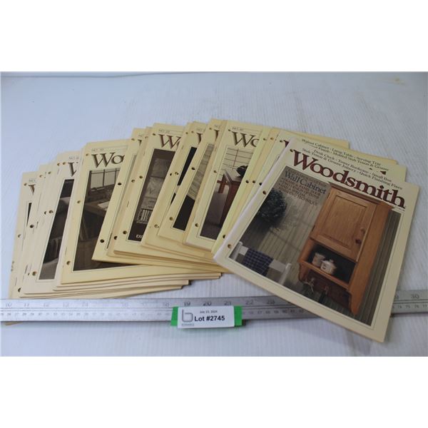 (25) Woodsmith Plans/Magazines