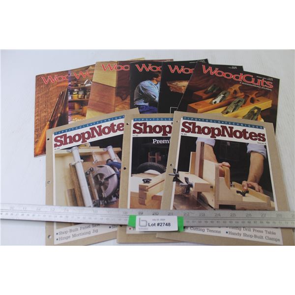 (6) Woodcuts Magazines - (3) Step Notes Magazines