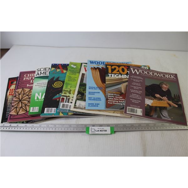 Assortment of Wood Working Magazines - Design - Photos