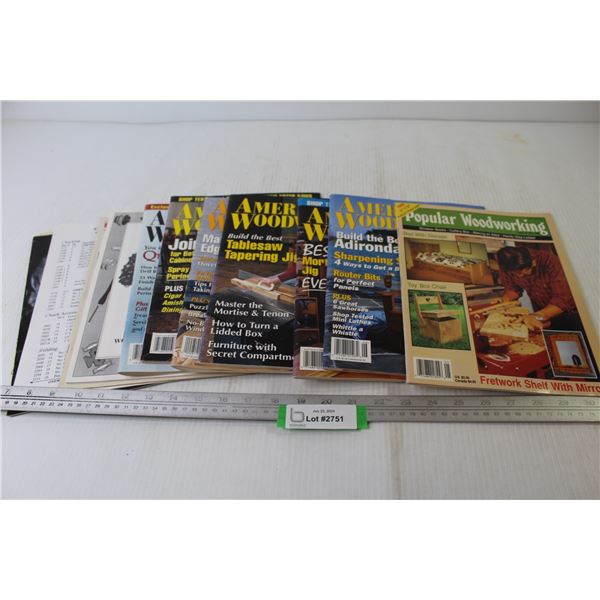 Assortment of Wood Working Magazines