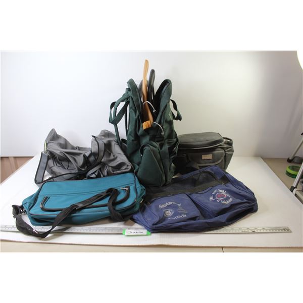 Cooper Bag - Lunch Case - (2) Carry Bags - Knapsack w/Hangers