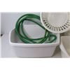 Image 3 : Plastic Basket - Plastic Sterilite Containers - Plastic Container w/Handle - Cut Off Hose