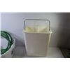 Image 6 : Plastic Basket - Plastic Sterilite Containers - Plastic Container w/Handle - Cut Off Hose