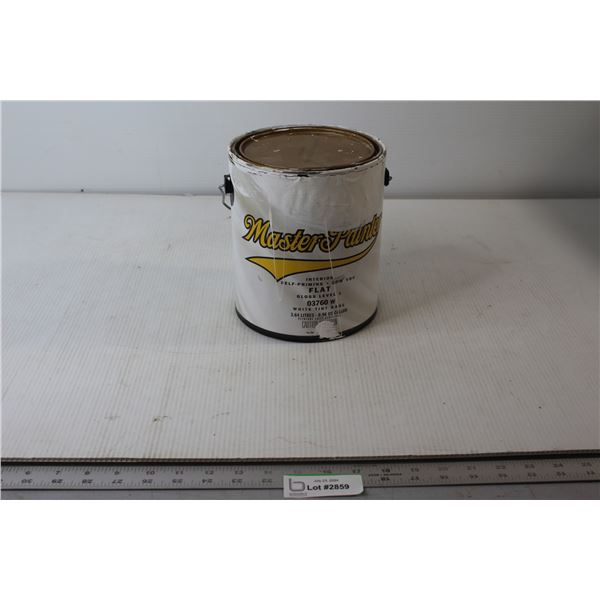 Master Painter Flat Gloss Level 1 White Tint Base - Opened