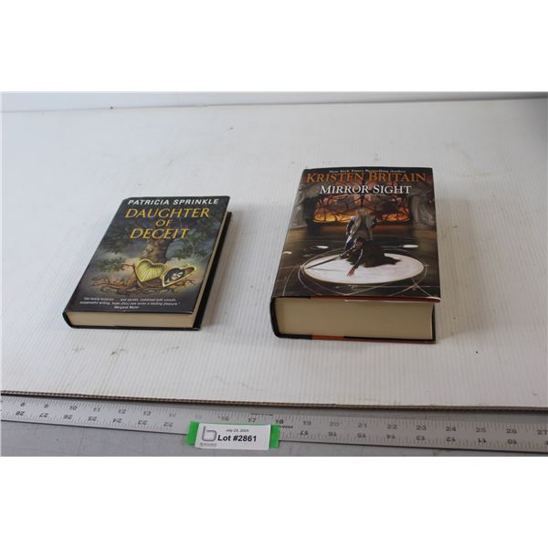(2) Books - Mirror Sight, Daughter of Deceit