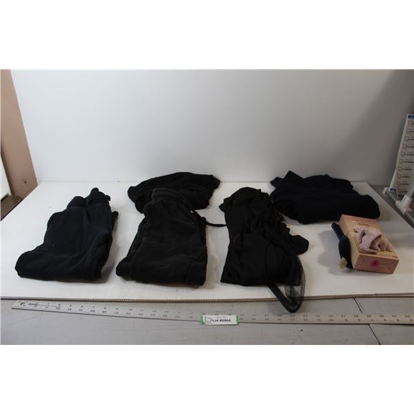 (5) Pieces of Clothing - Assorted Sizes, Socks and Eye Mask