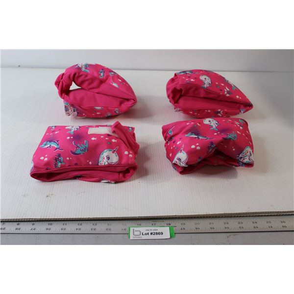 (4) Swim School Arm Floaties