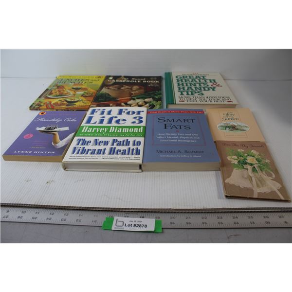 (8) Books - Cookbooks, Smart Fats
