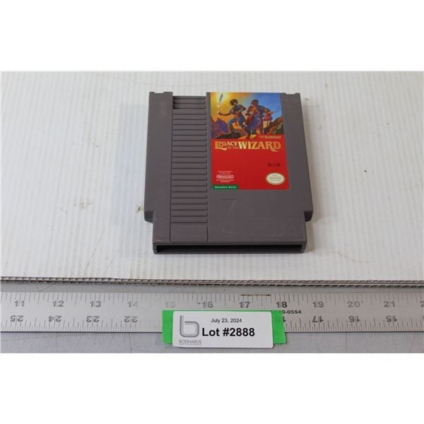 Legacy Of The Wizard NES Videogame - Untested