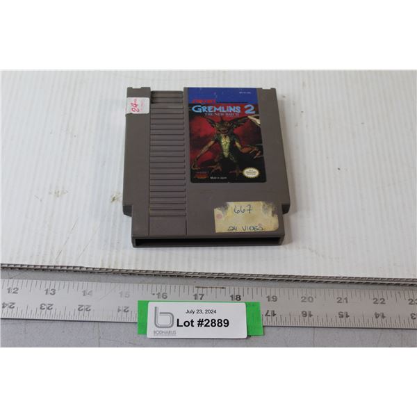 Gremlins 2 The New Batch NES Videogame - Untested