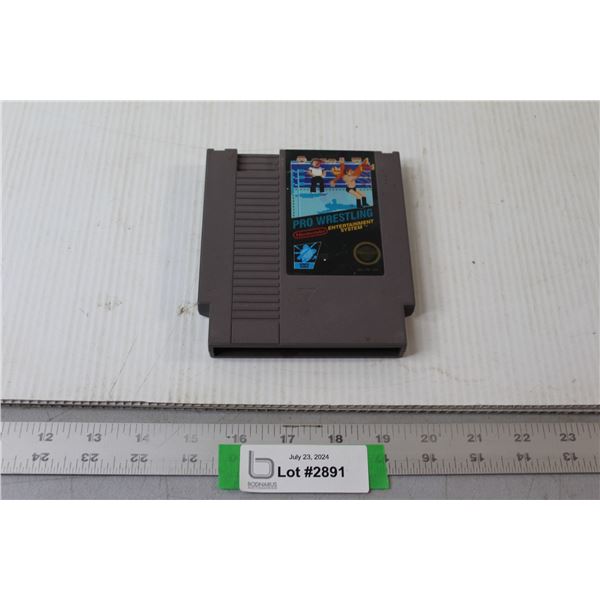 PRO Wrestling NES Videogame - Untested