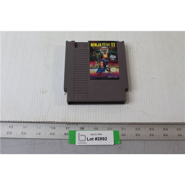 Ninja Two The Dark Sword Of Chaos NES Videogame - Untested