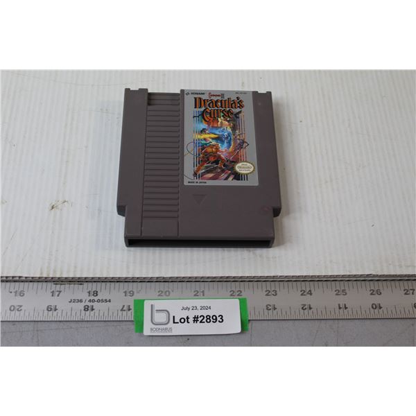 CastleVania Three Dracula's Curse NES Videogame - Untested