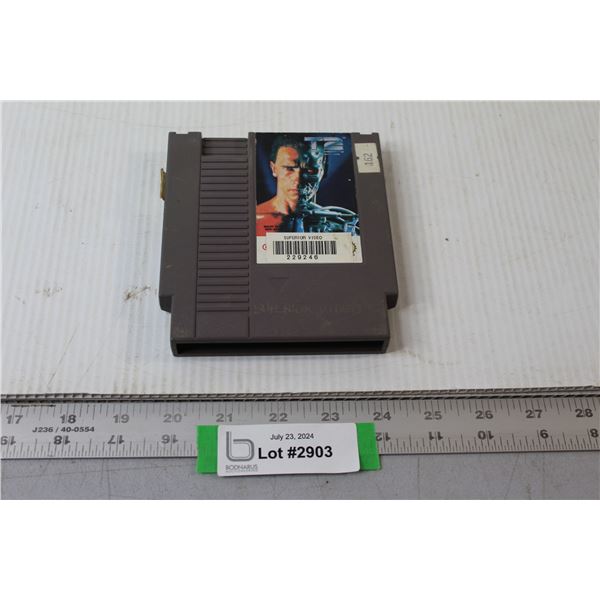 Terminator 2 NES Videogame - Untested