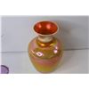 Image 5 : Peach Lustre Vase, (17) Coasters, Misc.