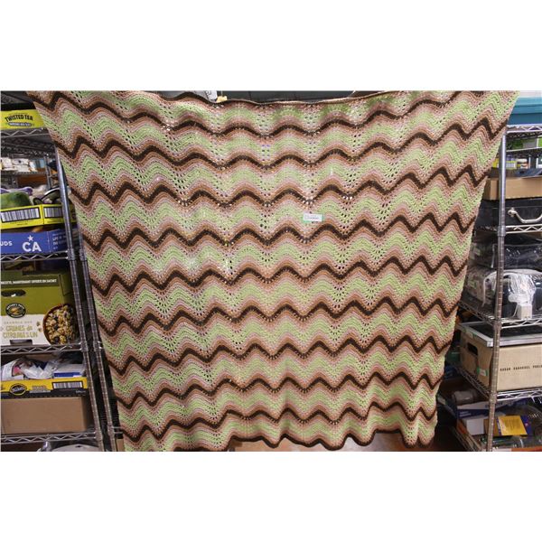 Multi-coloured Afghan