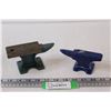 Image 1 : (2) Mini Anvils - 5.5" & 4.5"
