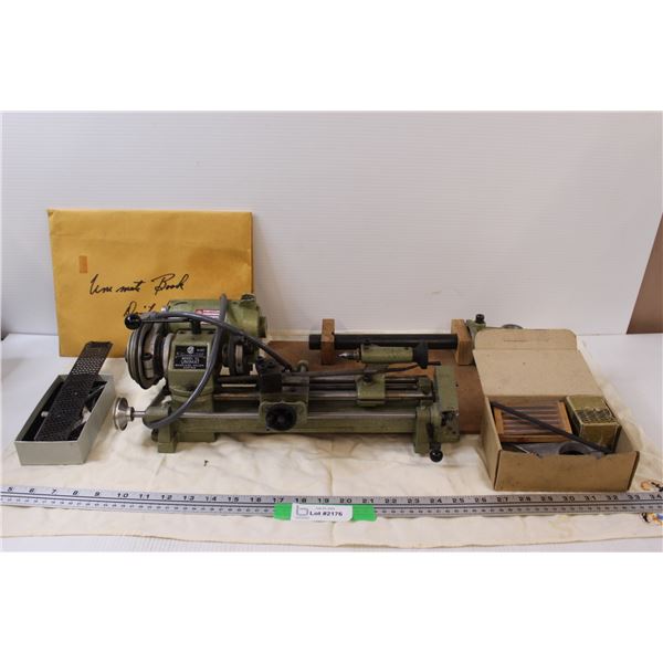 Unimat Model SL Lathe w/Accessories - Powers on, as is - 16" Long