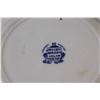 Image 4 : Woods 1931 Blue & White Pattern Calendar Plate - Has Chip as Shown