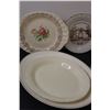 Image 4 : Patterned Pickle & Cheese Tray, (2) Serving Trays, (3) Plates