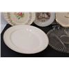 Image 5 : Patterned Pickle & Cheese Tray, (2) Serving Trays, (3) Plates