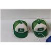 Image 2 : (7) Vintage Hanging Baseball Hats - John Deere and Smith & Wesson