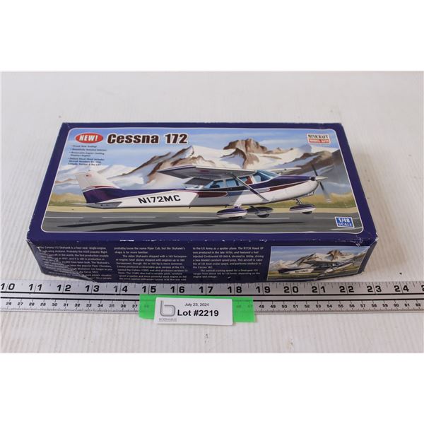 Cessna 172 Plastic Model Kit - Consigner says New but Opened