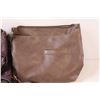 Image 3 : (2) Purses: Purple & Brown