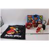 Image 1 : Angry Birds Alarm Clock & Bag, Coca Cola Bear, Avengers Case, Captain Hook Hook