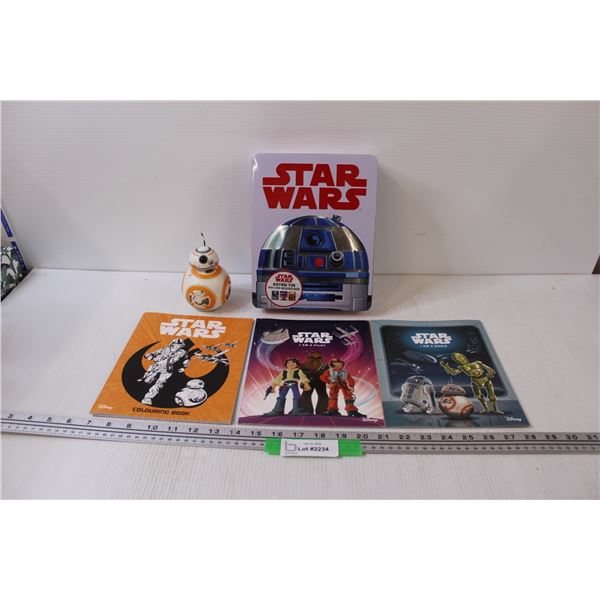 Star Wars Book Set in Tin & Figurine of BB-8 Droid