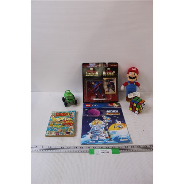 NHL Mike Bossy Figurine, Rubix Cube, Archie Comics, Mario Stuffie, Misc.