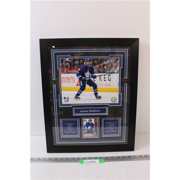 Toronto Maple Leafs - Auston Matthews Framed Picture - 20" x 16"