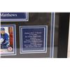 Image 4 : Toronto Maple Leafs - Auston Matthews Framed Picture - 20" x 16"