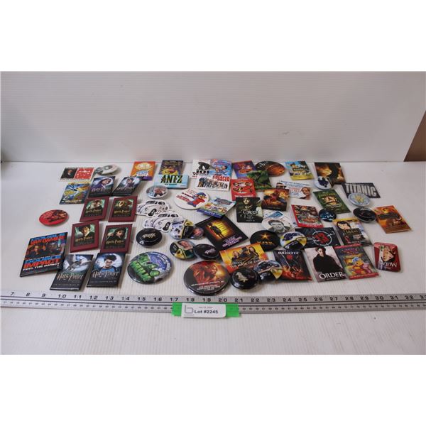 (30+) Movie Collector Pins - Various