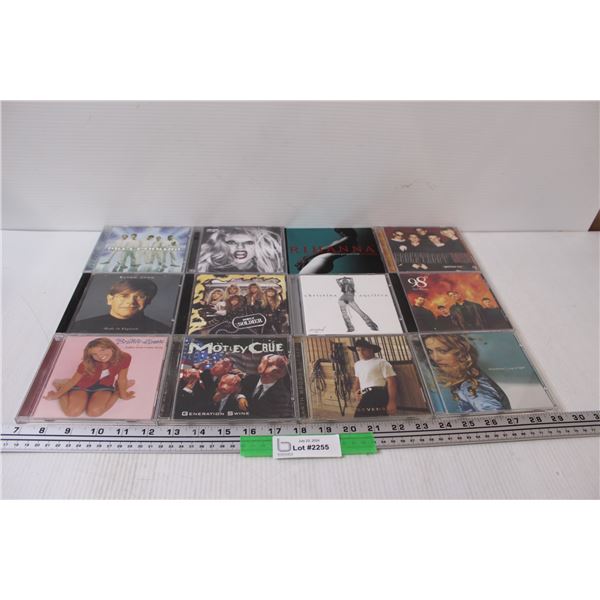 (12) CDS: Garth Brooks, Motley Crue, Lady Gaga, Backstreet Boys, Britney Spear, Misc.