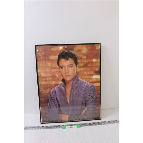 Elvis Print in Frame - 20" x 16"
