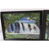 Image 2 : (2) Holographic Nature Scene Pictures - 19" x 13" & 16" x 13"