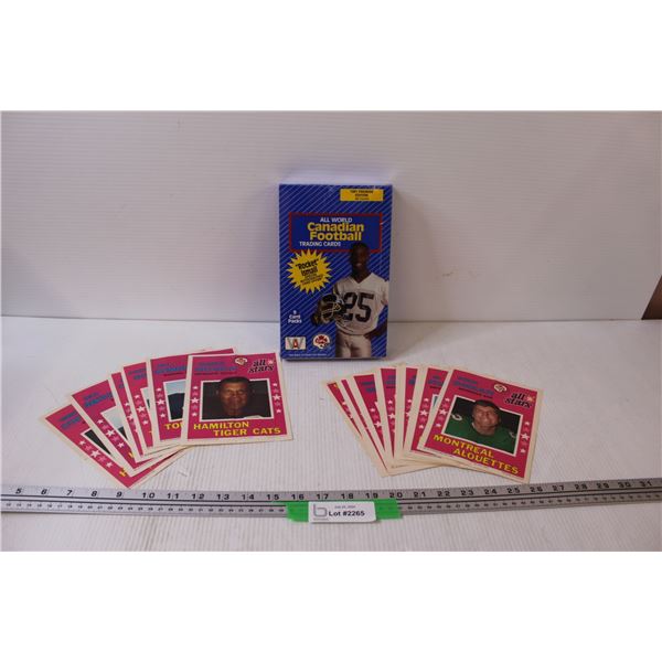 Canadian Football Trading Cards (1991, Sealed), Vintage Paper Football Photos