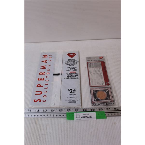 Superman Collector Set (Sealed), 1982 Calgary Flames Collector Coin
