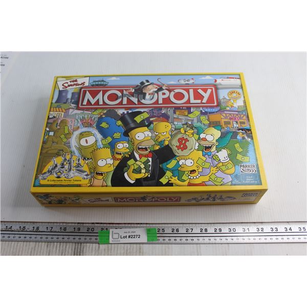 The Simpsons Monopoly Game
