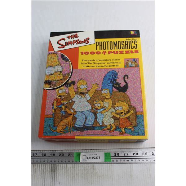 The Simpsons Photomosaics 1000 Puzzle