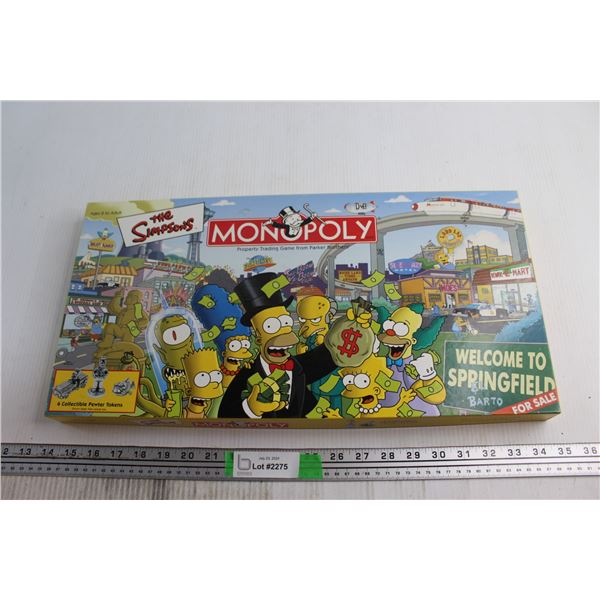 The Simpsons Monopoly Game