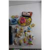 Image 2 : (3) The Simpsons VHS, Assorted Toys and Misc.