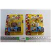 Image 1 : The Simpsons Kent Brockman and Disco Stu Figures
