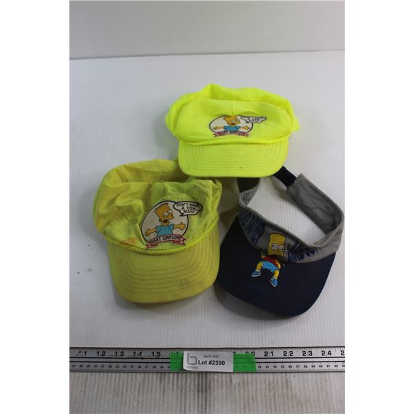 (3) The Simpsons Caps