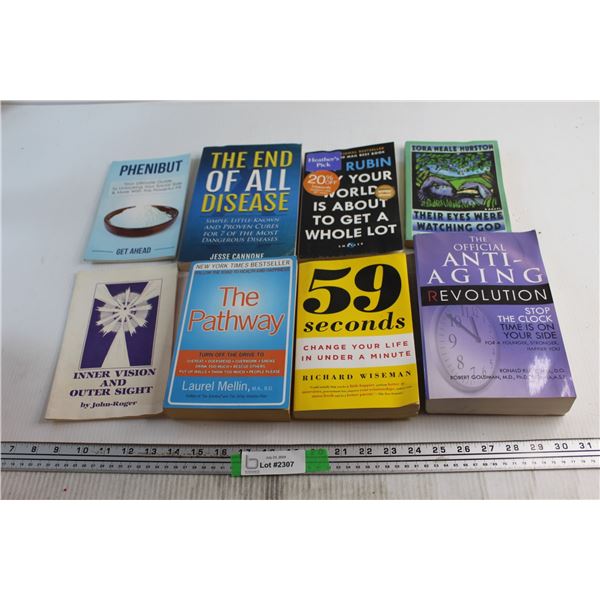 (8) Assorted Books
