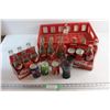 Image 1 : Coca Cola Bottles, Assorted Soda Cans  and Plastic Coca Cola Tray
