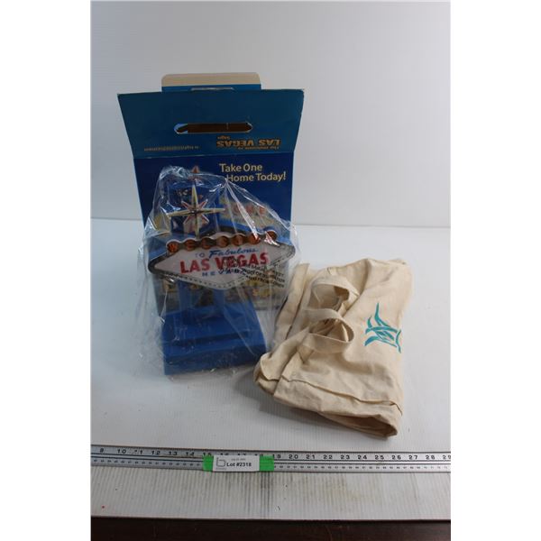 Welcome To Las Vegas Sign and Bag