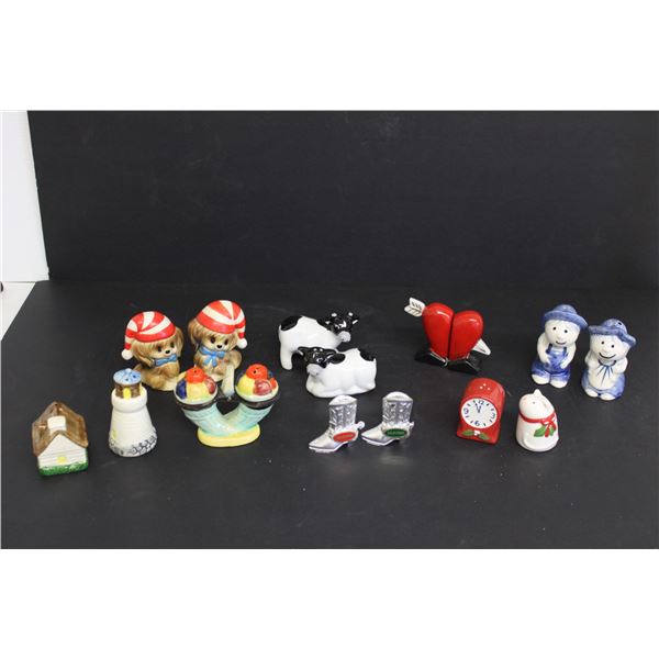 (8) Pairs of Salt and Pepper Shakers
