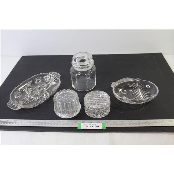 (5) Glass Dishes